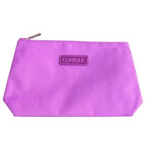 6/$30 — Clinique Large Purple Cosmetic Bag